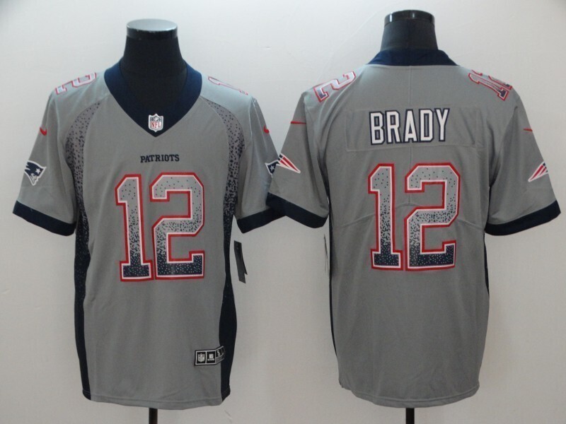 Men 2026 New England Patriots #12 Brady grey Nike Limited NFL Jersey 003